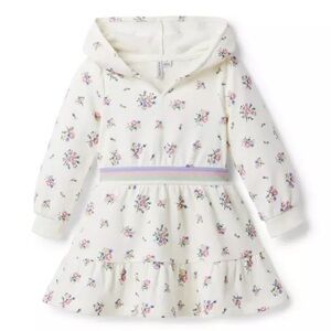 Janie and Jack Cream Floral Kids Dress